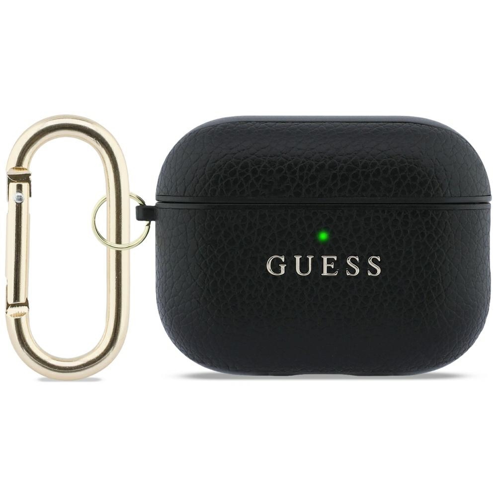 Guess Grained Classic Logo ümbris for AirPods Pro 3 - must