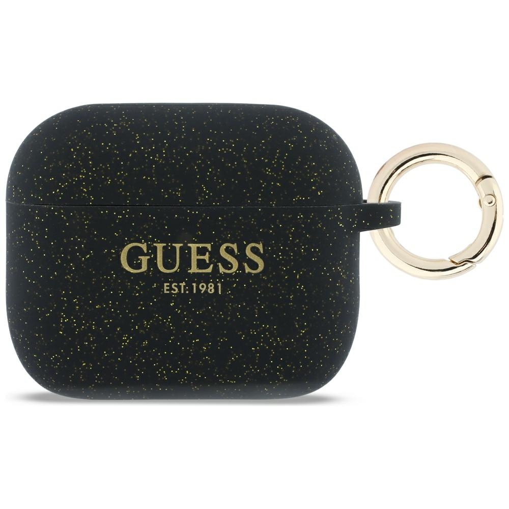 Guess Silikoon Glitter Ring Ümbris for AirPods Pro 3 - must