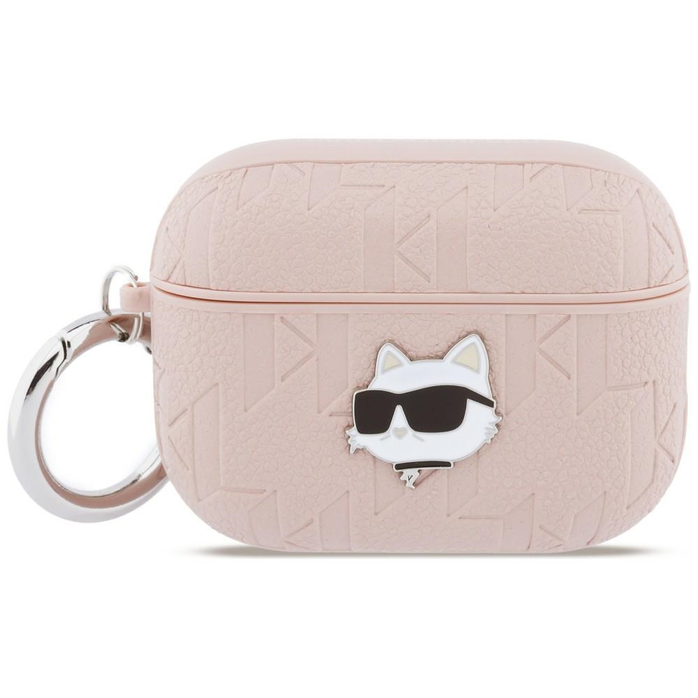 Karl Lagerfeld Monogram Choupette Head Ümbris for AirPods Pro 3 - roosa