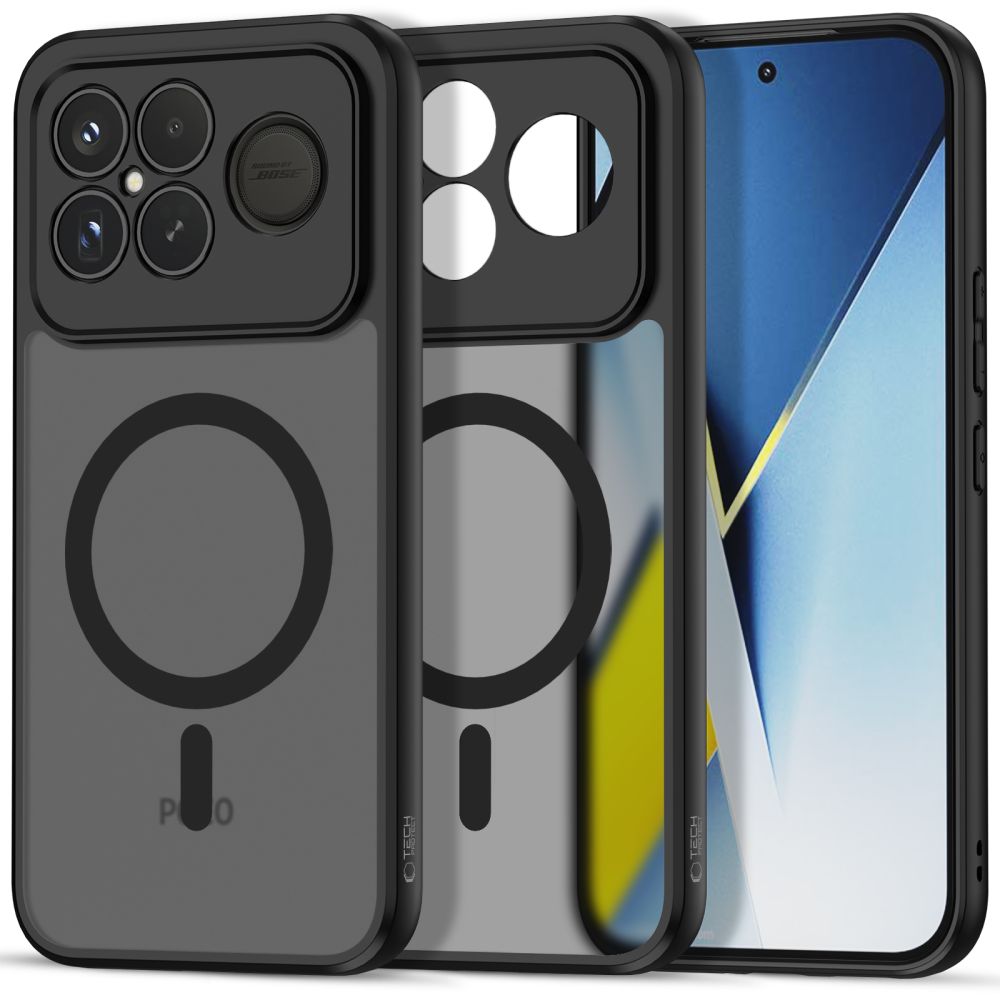 Tech-Protect MagMat MagSafe ümbris Xiaomi Poco F8 Ultra jaoks - must