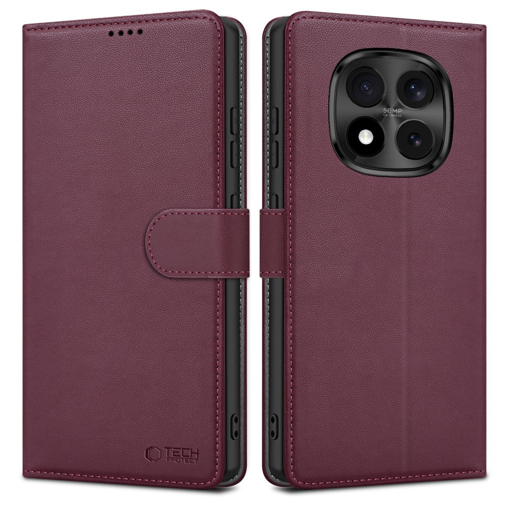 Tech-Protect rahakotikott Xiaomi Redmi Note 15 Pro 5G jaoks - Burgundia värvi