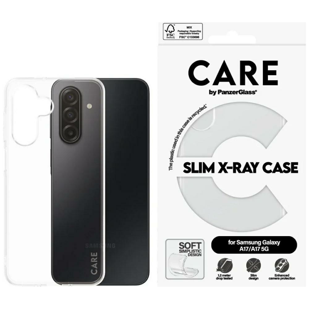 CARE by PanzerGlass Fashion X-Ray Ümbris for Samsung Galaxy M17 5G / A17 / A17 5G - läbipaistev