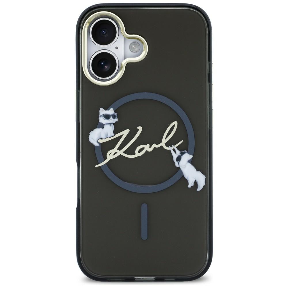 Karl Lagerfeld IML Choupettes Karl Script Logo MagSafe iPhone Air Ümbris - must