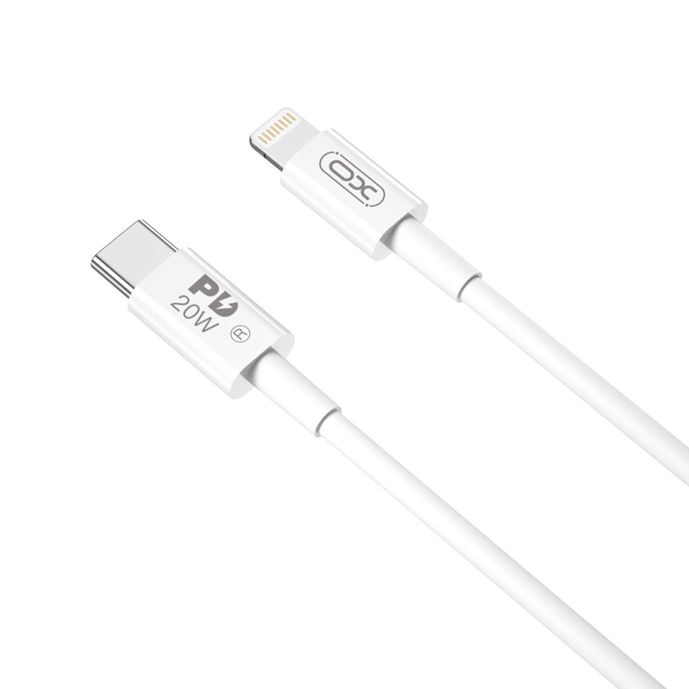 XO kaabel NB-Q189B PD USB-C - Lightning 2,0m 20W valge