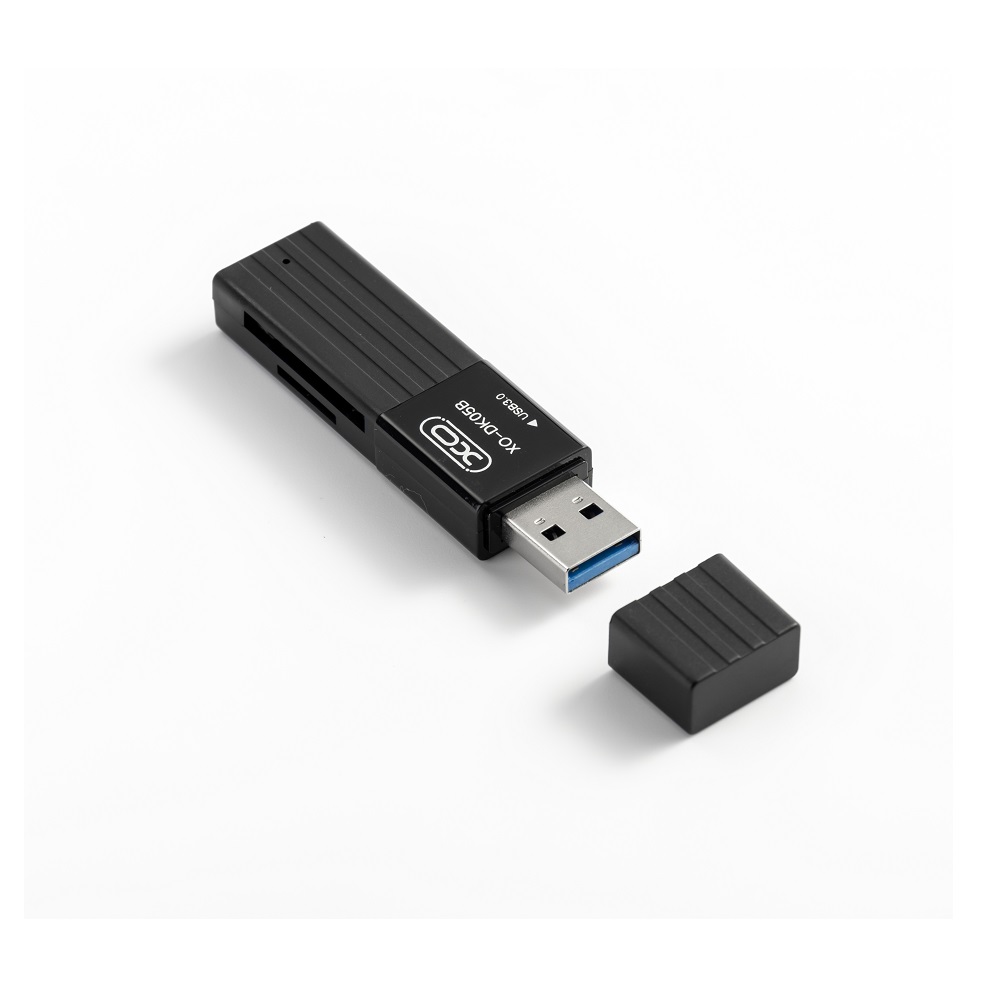 XO kaardilugeja 2 in 1 DK05B USB 3.0 must