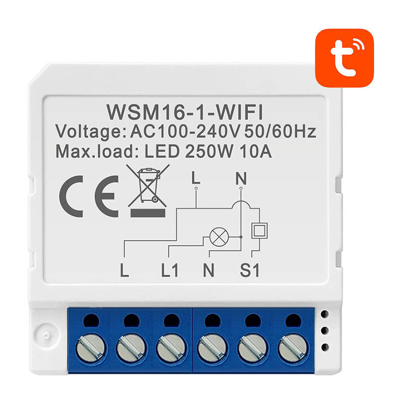 Smart Switch moodul WiFi Avatto WSM16-W1 TUYA