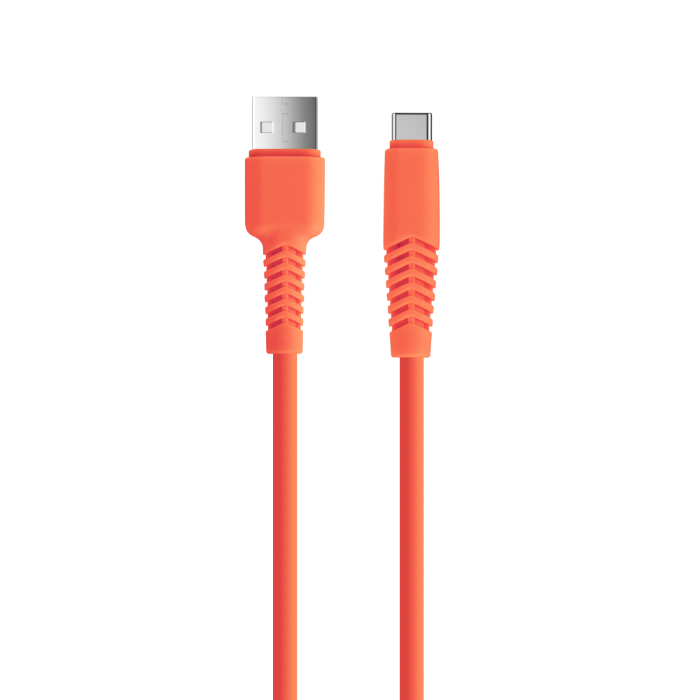 Setty kaabel USB - USB-C 1,5 m 2,1A KSA-C-1.5210 oranž
