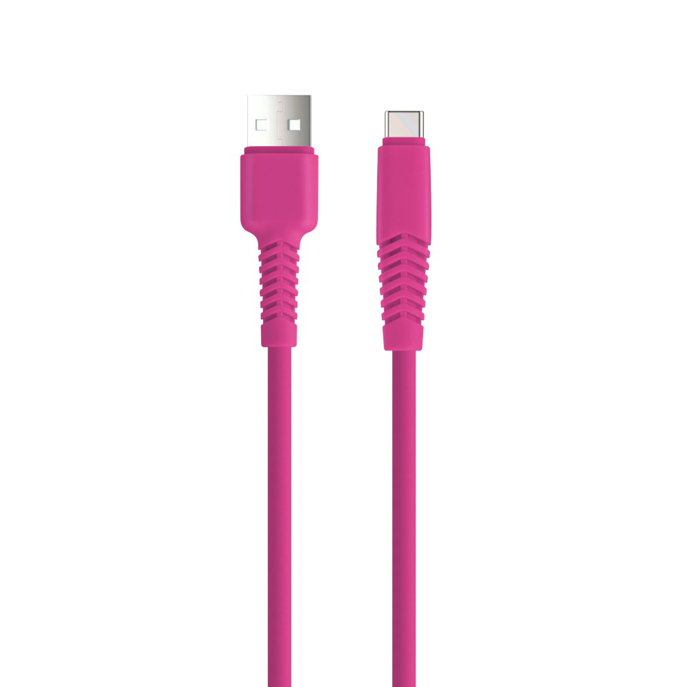Setty kaabel USB - USB-C 1,5 m 2A KSA-C-1.526 roosa