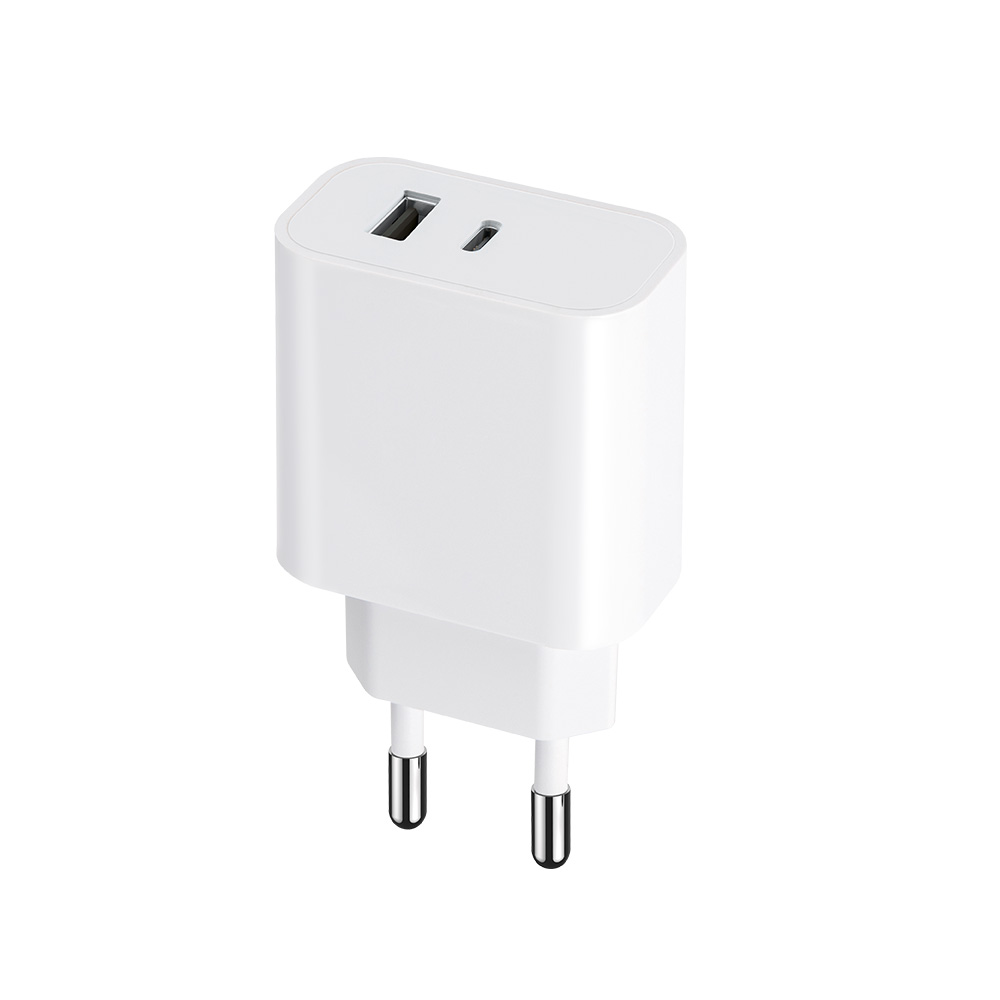 Maxlife MXTC-06 PD QC laadija 1x USB-C 1x USB 30W valge