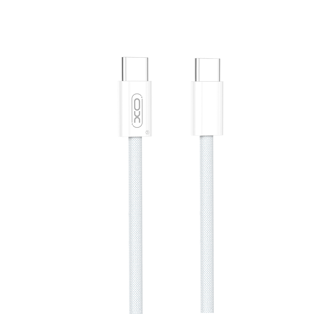 XO kaabel NB-Q260A PD USB-C - USB-C 1m valge 60W
