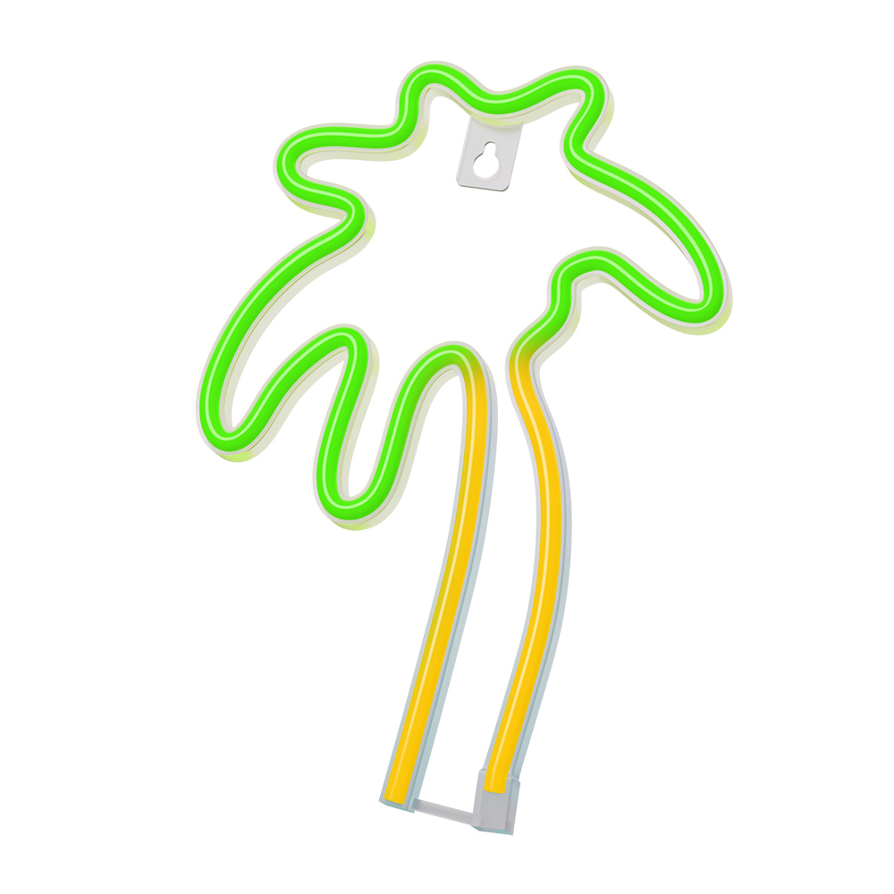 Neon LED Light PALM roheline oranž NNE04 Neolia