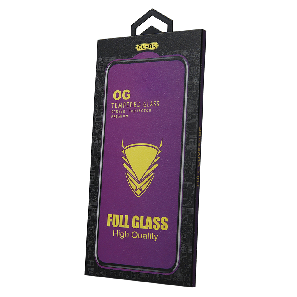 Karastatud klaas OG Premium for Motorola Moto G55 must frame