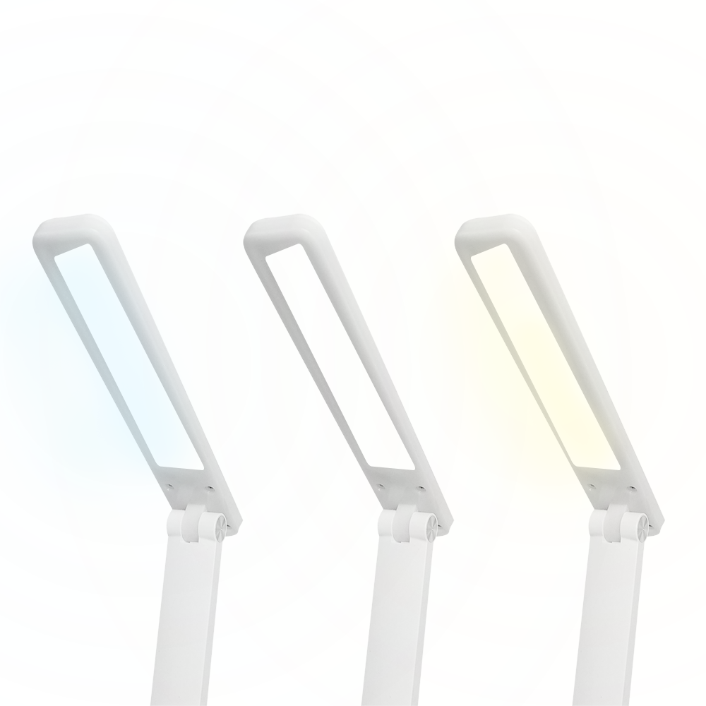 LED laualamp 3W, 3000/4500/6000K, reguleeritav, 1200mAh, valge, LTC