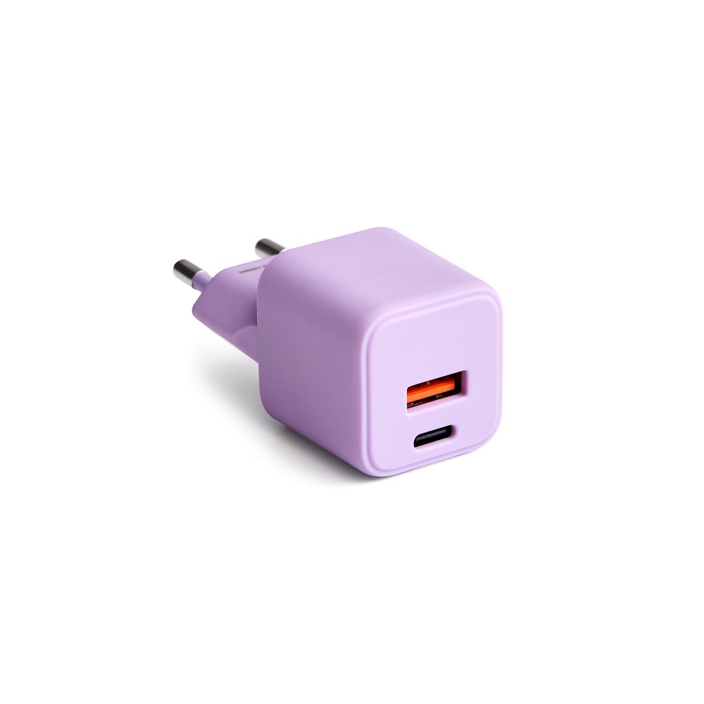 COLORUM wall laadija USB-A + USB-C PD 30W CLS30-AC-09 xLavenda