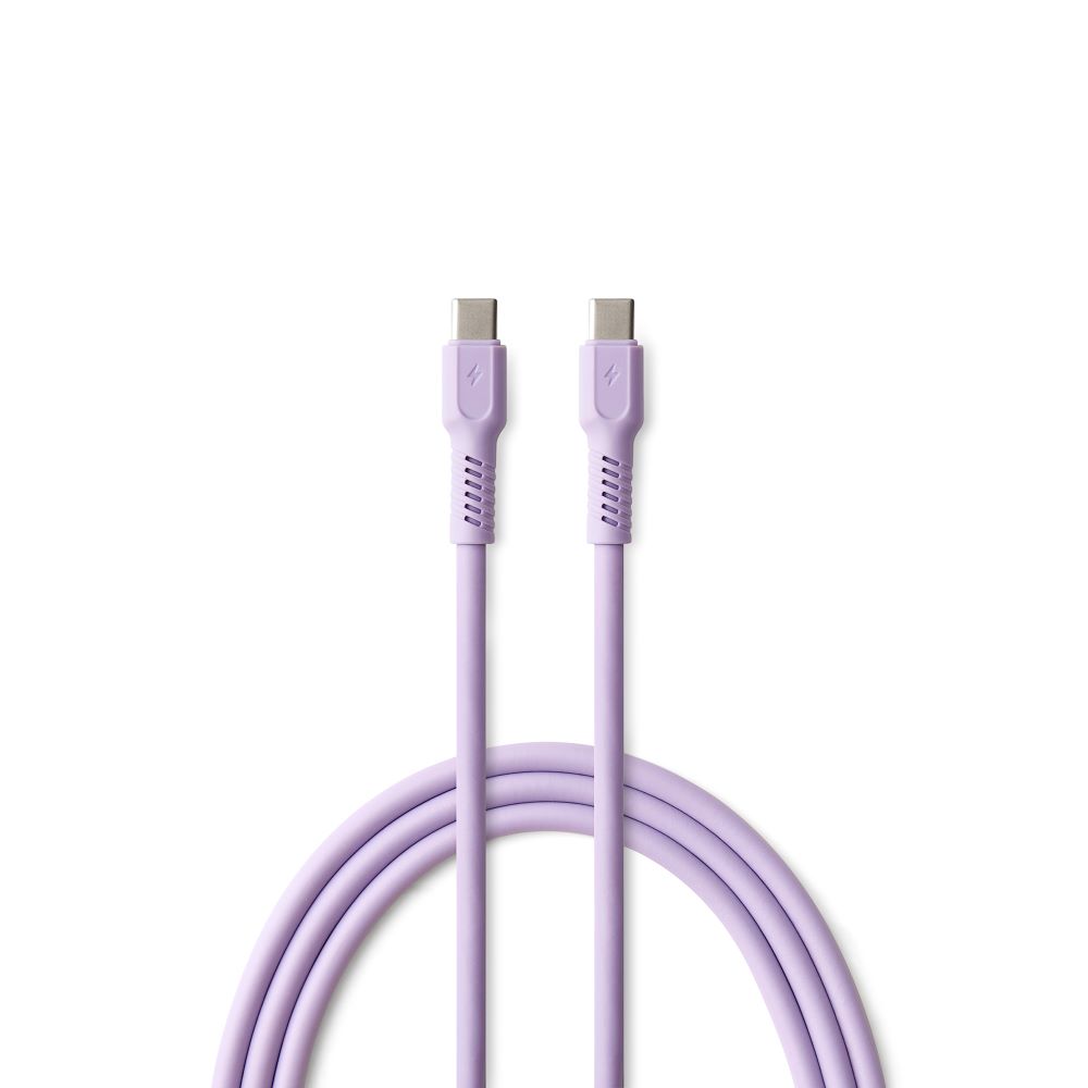 COLORUM cable USB-C - USB-C 1,8m 3A CK60-CC-09 xLavenda
