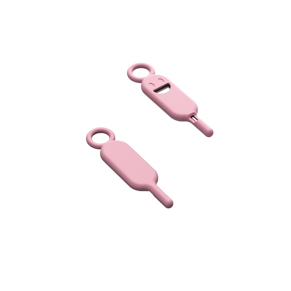 Key / needle for SIM card tray needle keychain roosa