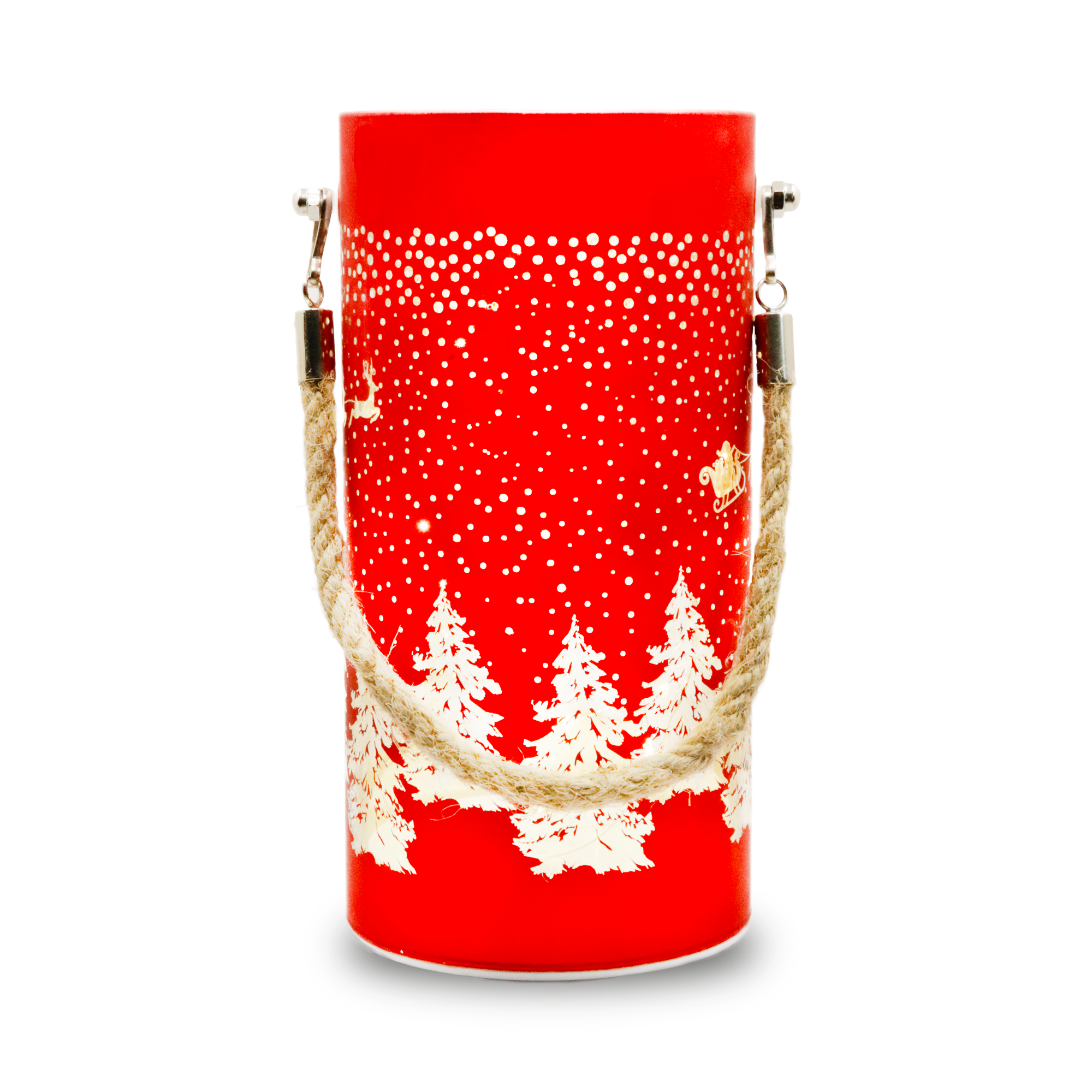 Christmas klaas Lantern FCL-10 punane-kuldne L Forever Light