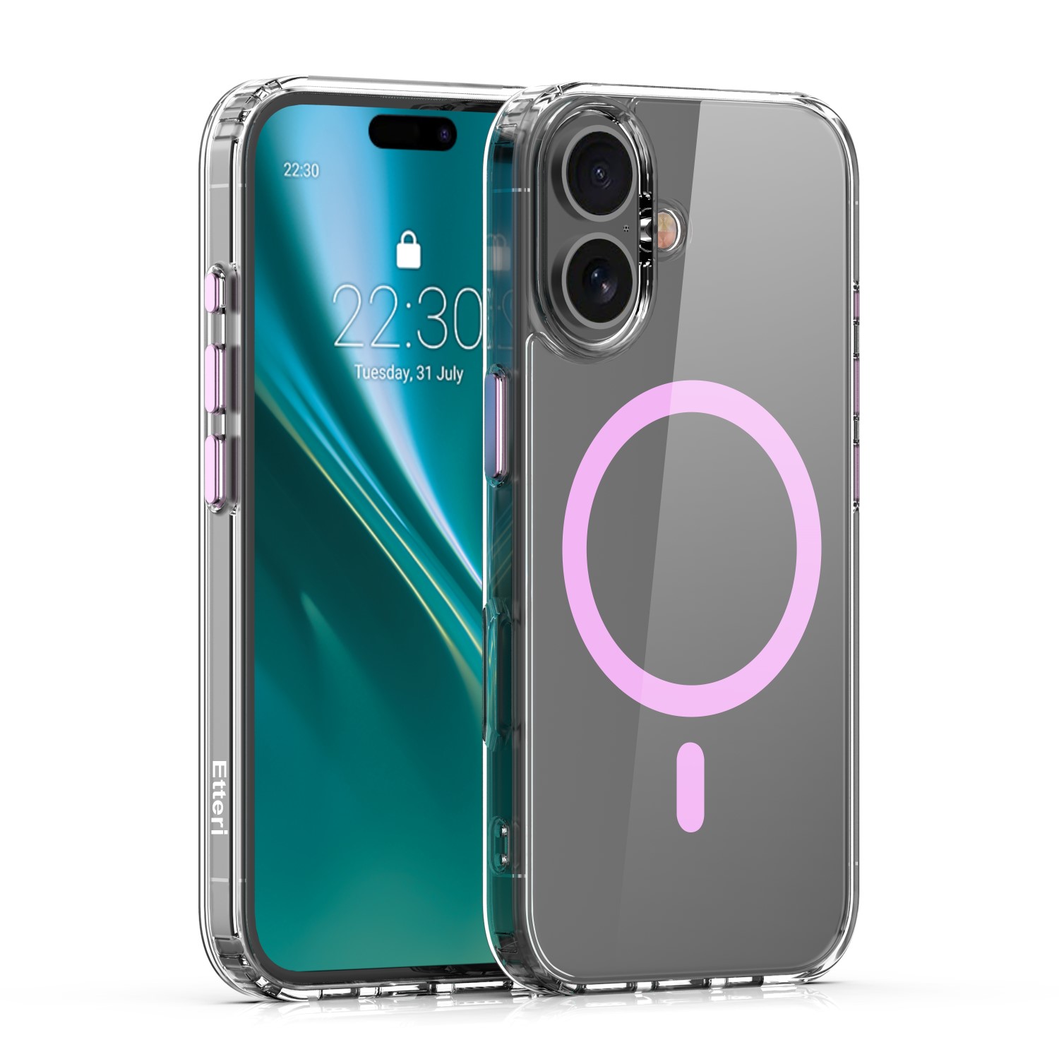 Etteri Color Mag ümbris for iPhone 16 6,1" roosa