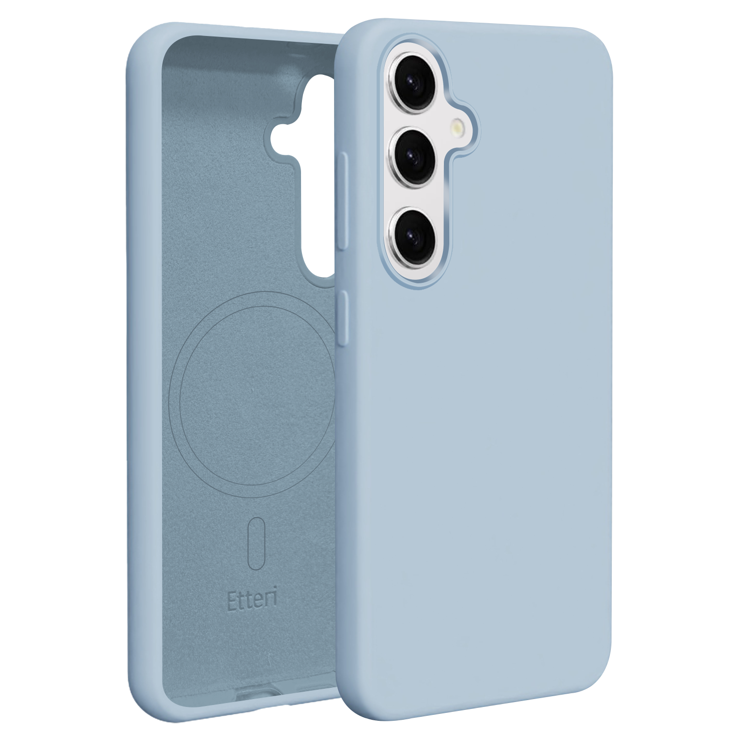 Etteri Silikoon Mag ümbris for Samsung Galaxy S25 helesinine