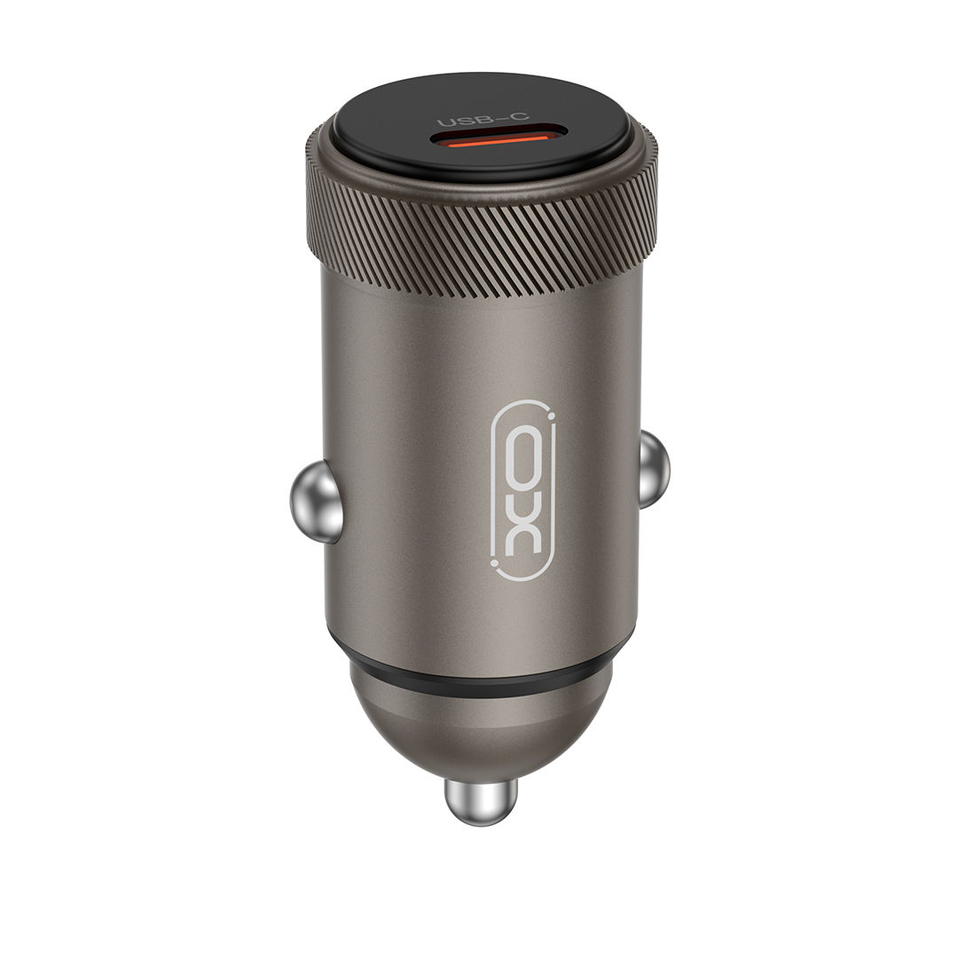 XO car laadija CC70 PD 30W 1x USB-C must