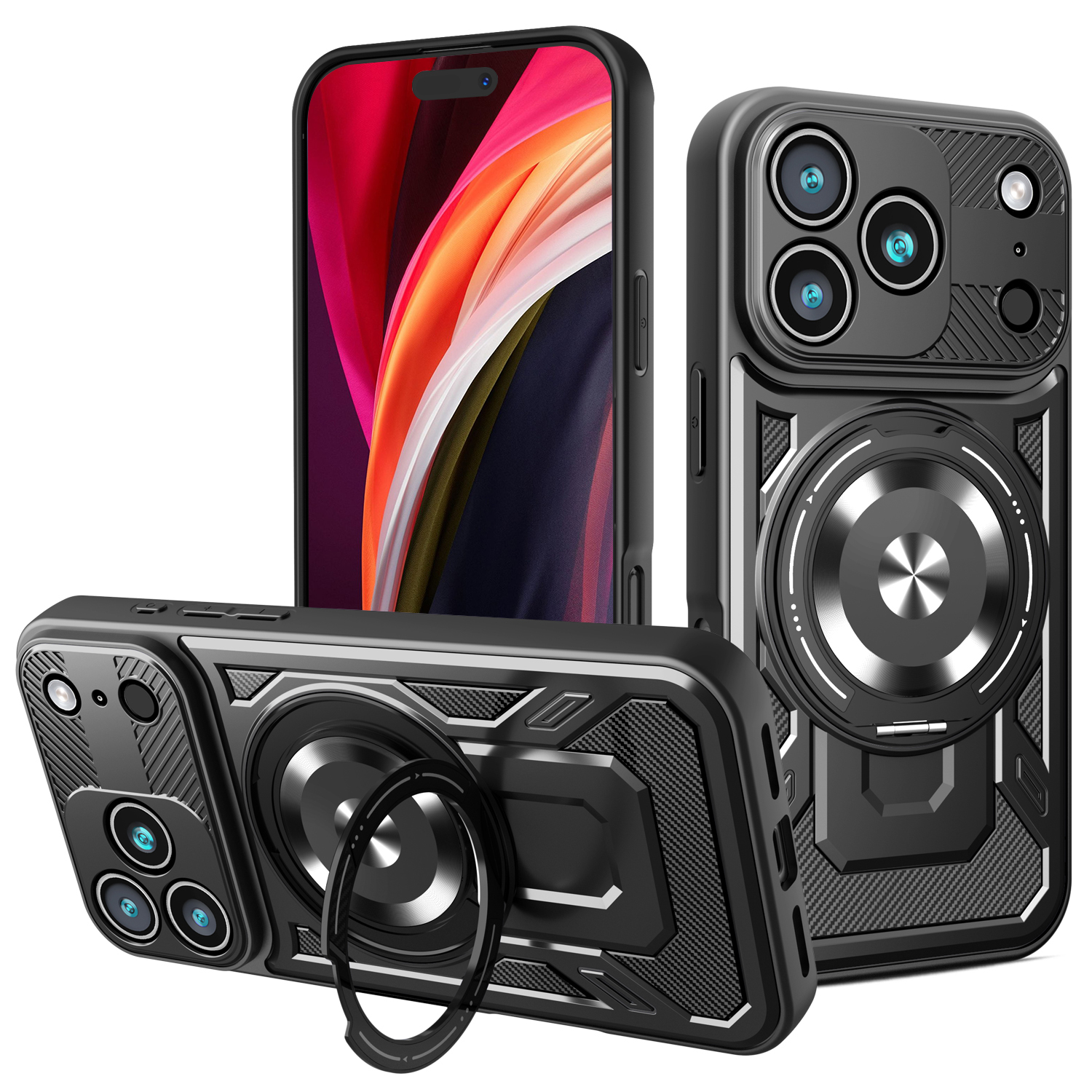 Defender Armor Mag ümbris for iPhone 17 Pro 6,3" must