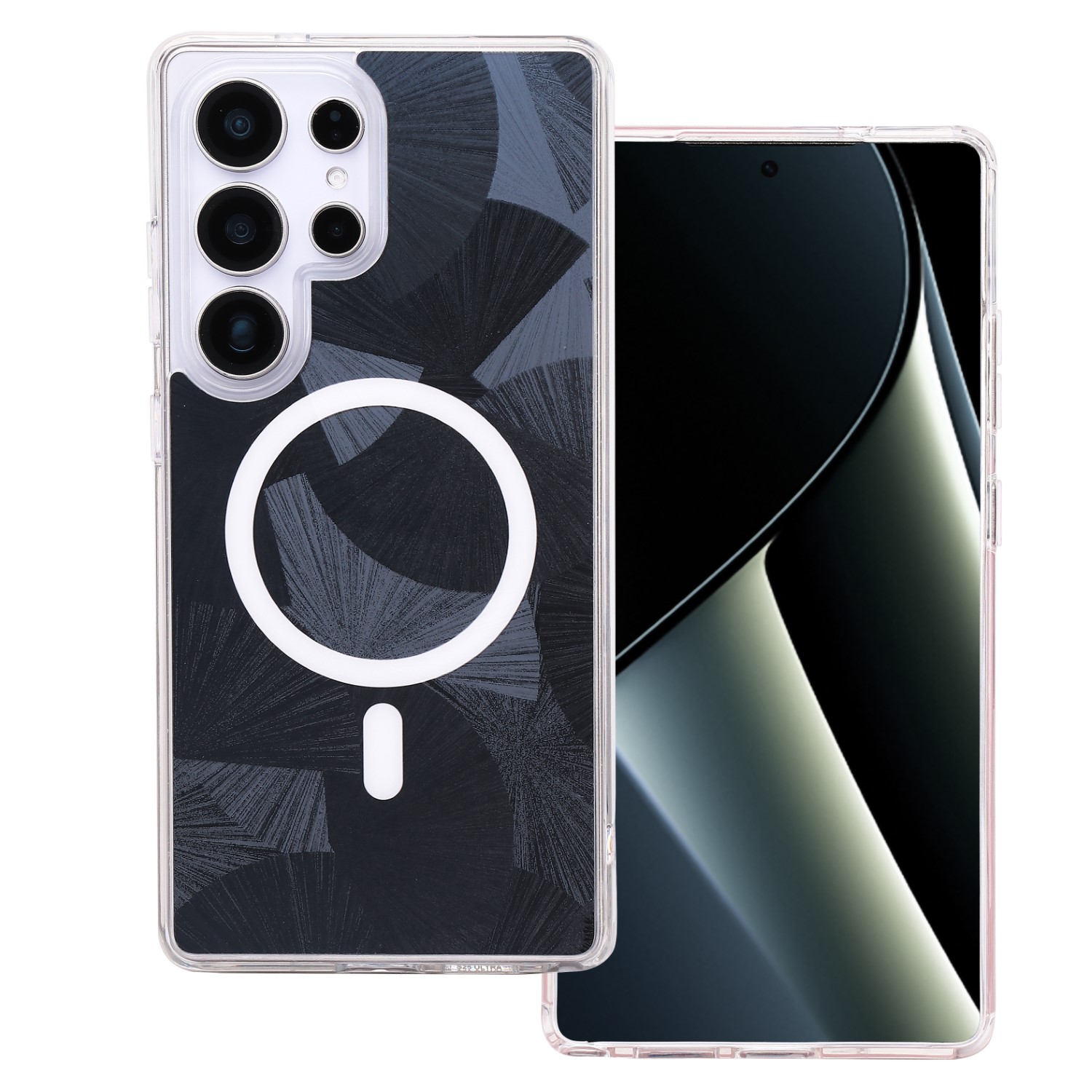 Flash Mag ümbris for Samsung Galaxy S25 Ultra must