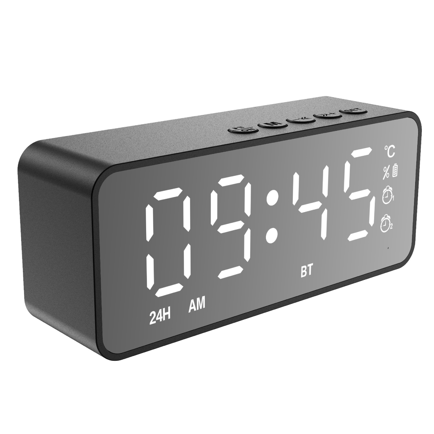 Setty desk clock + FM + Bluetooth kõlar SCL-01FM-S