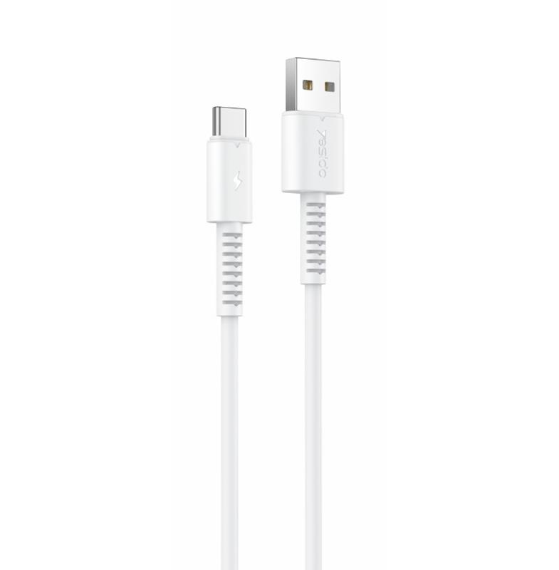 YESIDO KAABEL CA120 180W USB/TYPE-C 1M PVC 2A valge