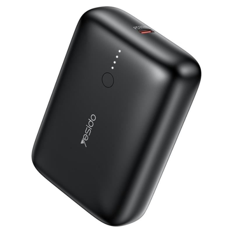 YESIDO POWERBANK YP52 10 000 mAh 22,5W USB-A+USB-C PD20W must