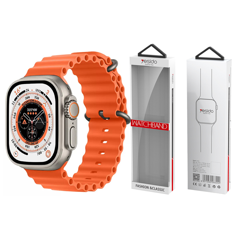 YESIDO WB21 APPLE WATCH SILIKOON RIHM 38/40/41 ORANGE