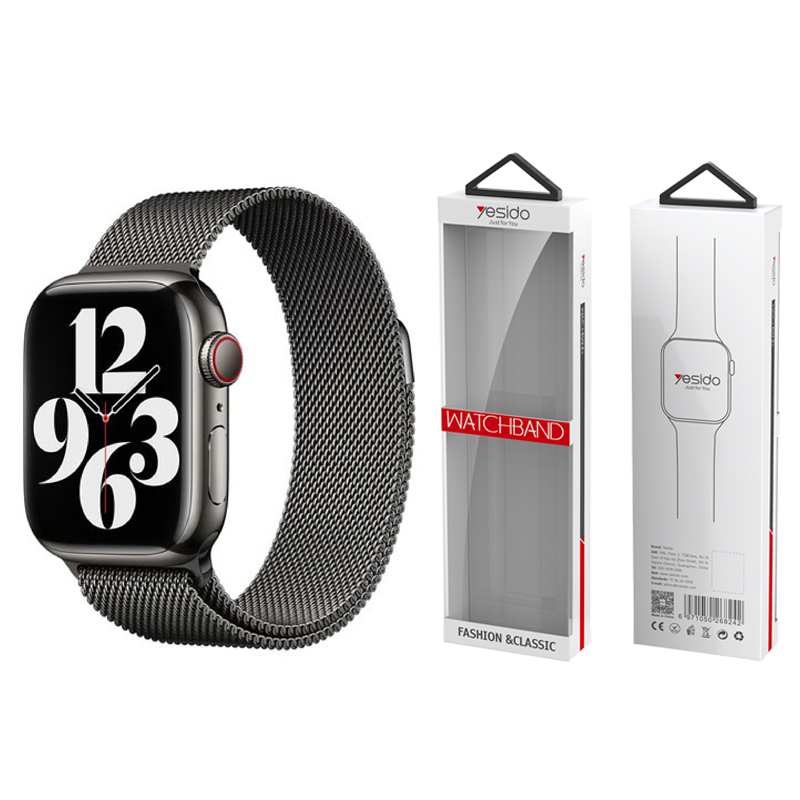 YESIDO WB22 APPLE WATCH MAGNETIC STAINLESS STEEL RIHM (42/44/45/49) must