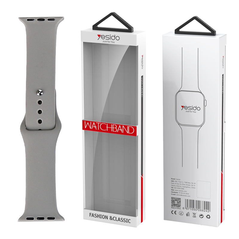 YESIDO WB44 SILIKOON RIHM FOR iWATCH L 38/40/41 (97+132) #34 BRICK sinine