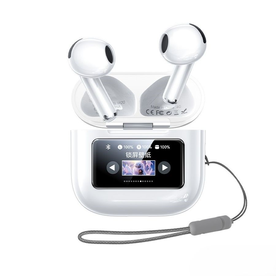 REMAX BLUETOOTH EARPHONES TWS W20 valge BT 5.4