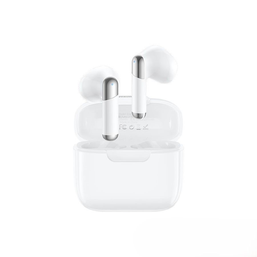 REMAX BLUETOOTH HEADPHONES TWS W37 valge ENC BT 5.4