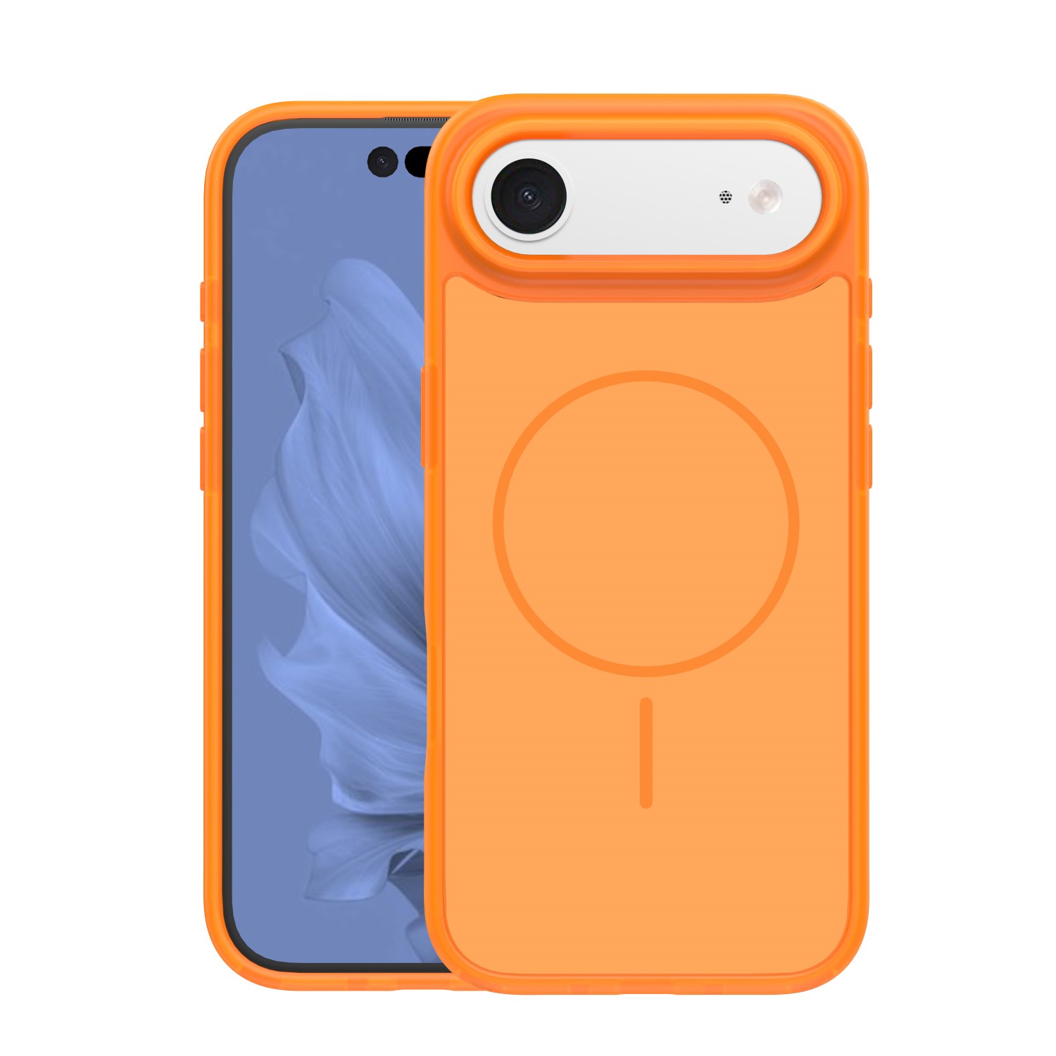 Frame Thin Mag ümbris for iPhone 17 Air 6,6" oranž