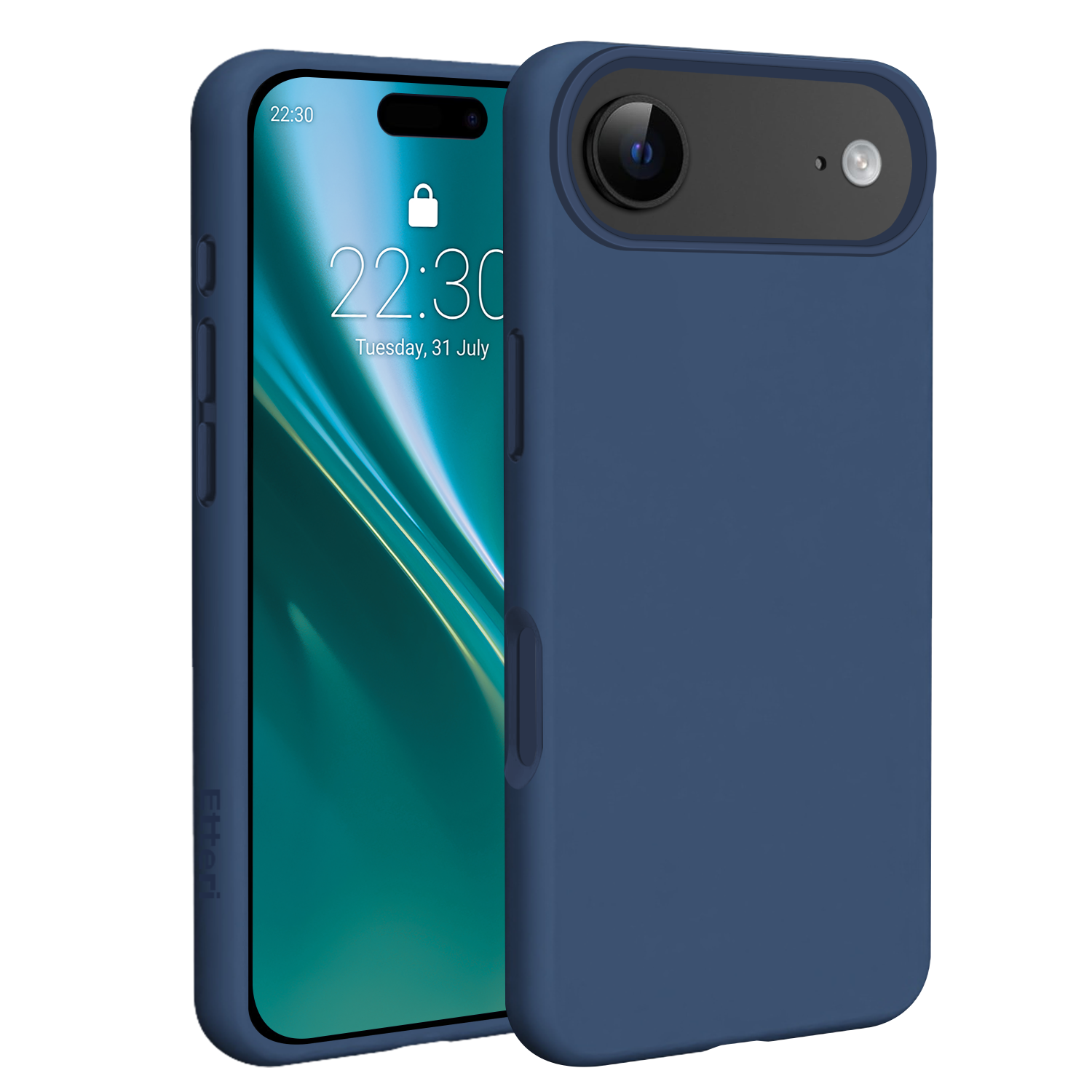 Etteri Silikoon Mag ümbris for iPhone 17 Air tumesinine