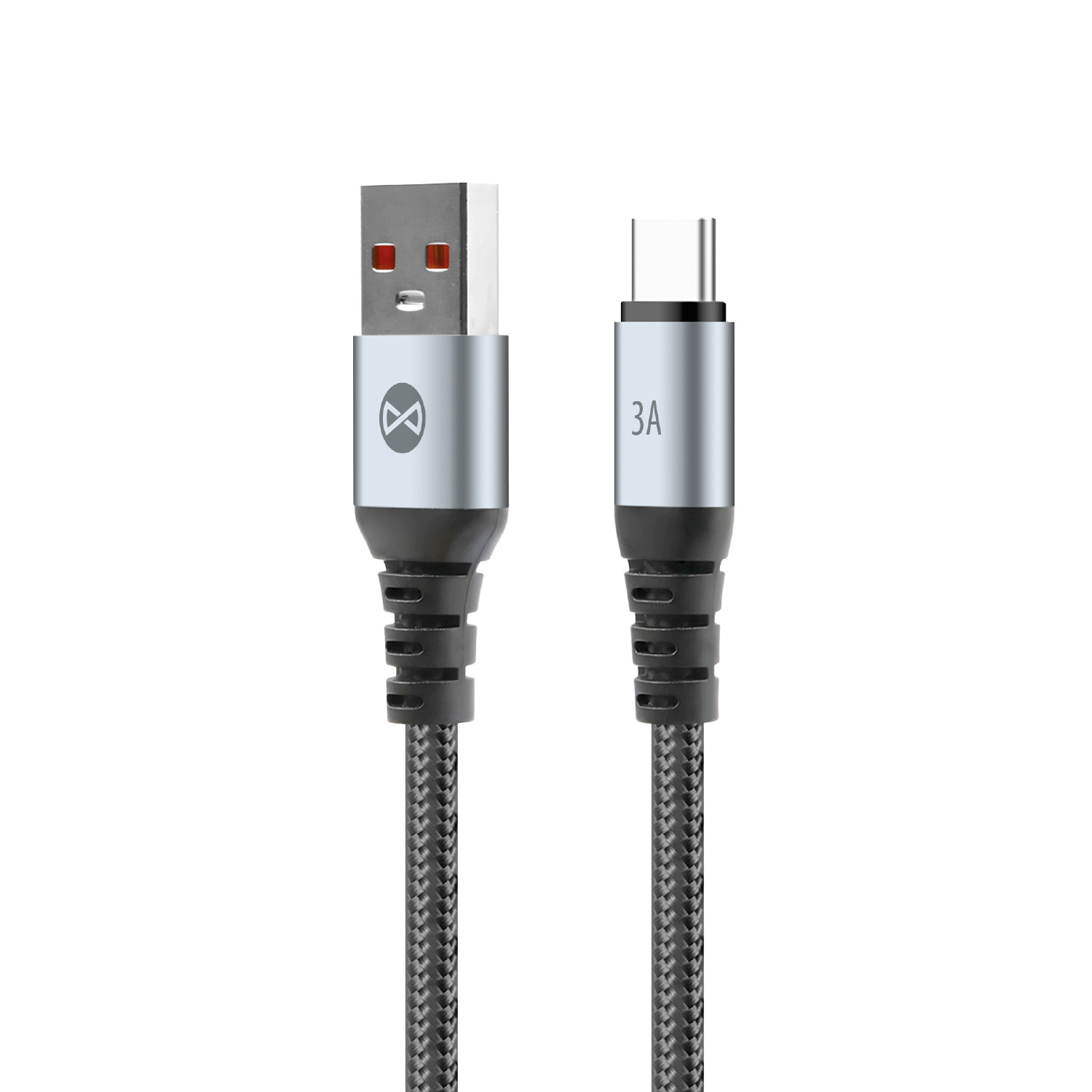 Forever Braix kaabel USB - USB-C 1,0 m 3A must
