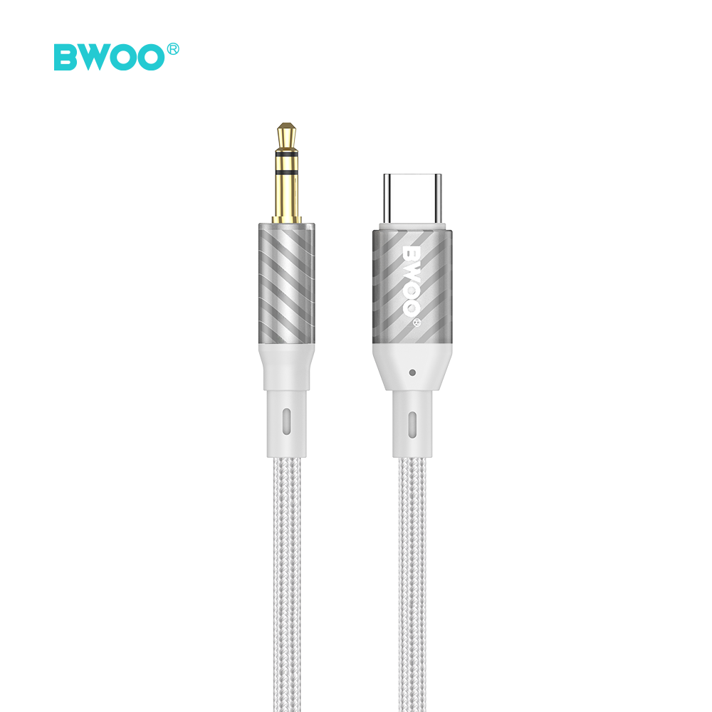 BWOO AUX Kaabel Type C to 3.5mm Jack audio AUX074