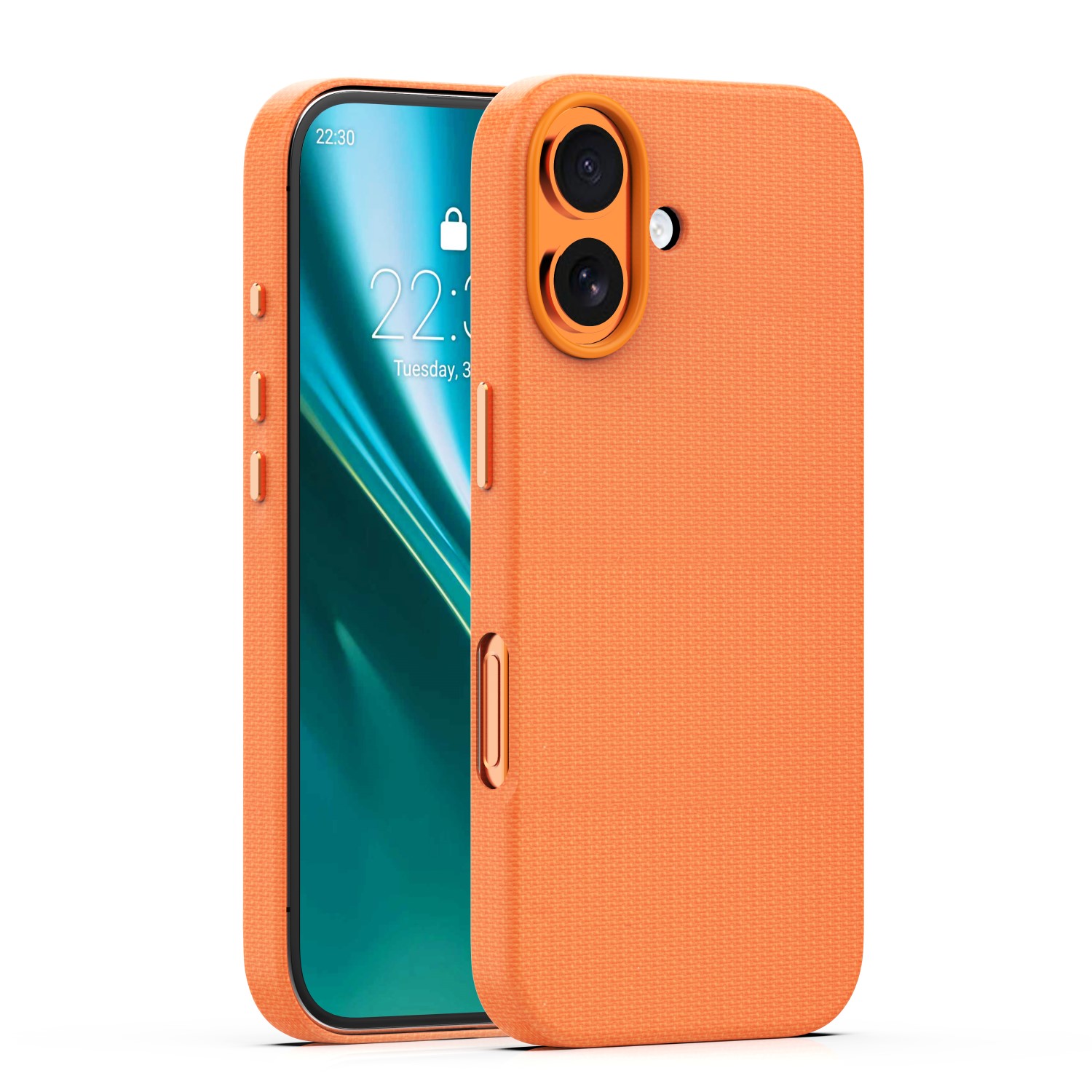 Etteri Elegant Mag ümbris for iPhone 16 6,1" oranž