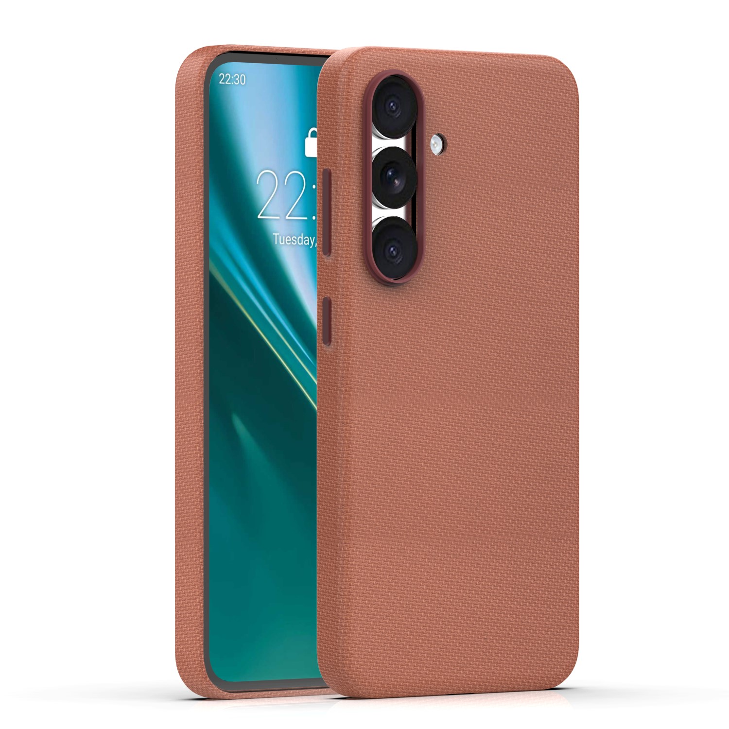 Etteri Elegant Mag ümbris for Samsung Galaxy S25 pruun