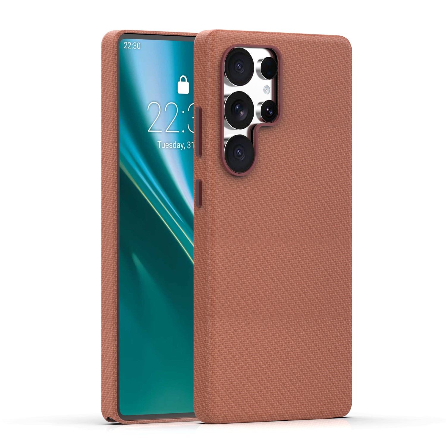 Etteri Elegant Mag ümbris for Samsung Galaxy S25 Ultra pruun