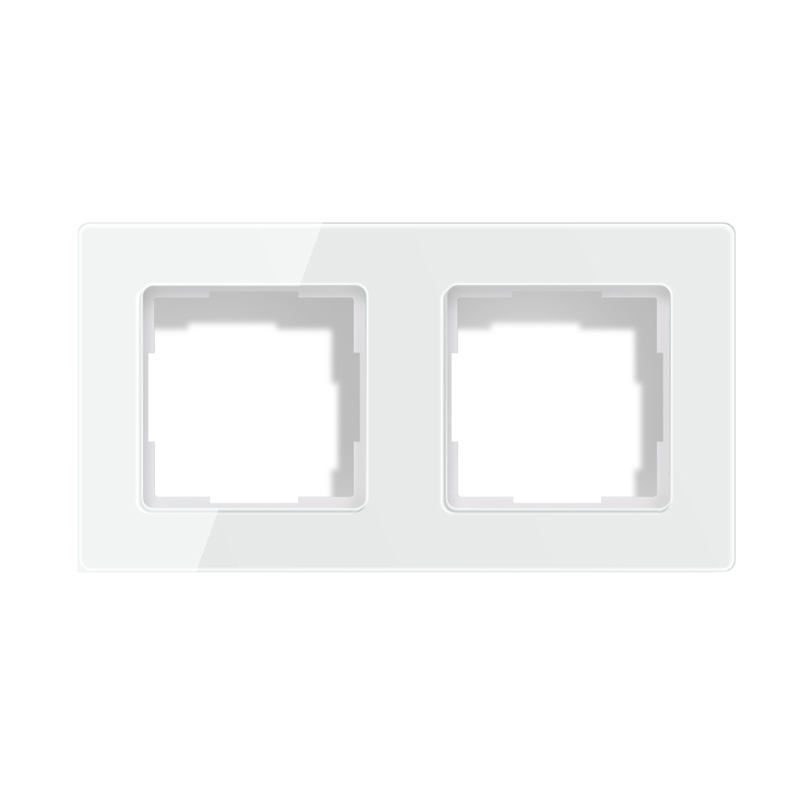 Avatto 2 Socket TS20 light switch frame (valge)