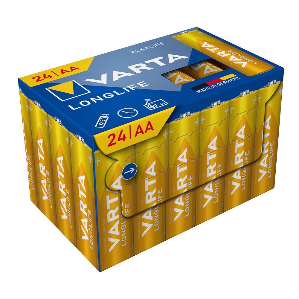 VARTA leelispatarei R6 (AA) Longlife 24 tk