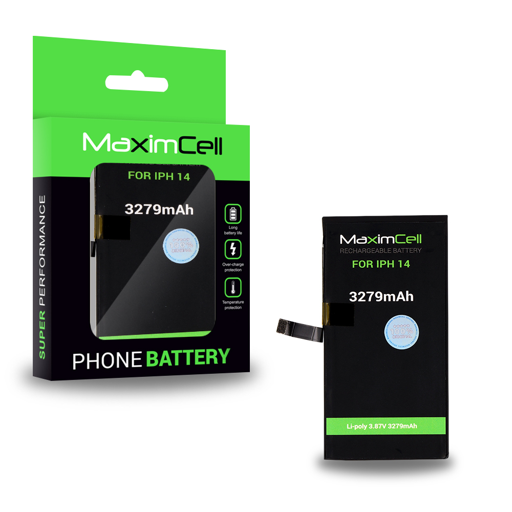 Maximcell aku iPhone 14 jaoks 3279mAh Li-poly