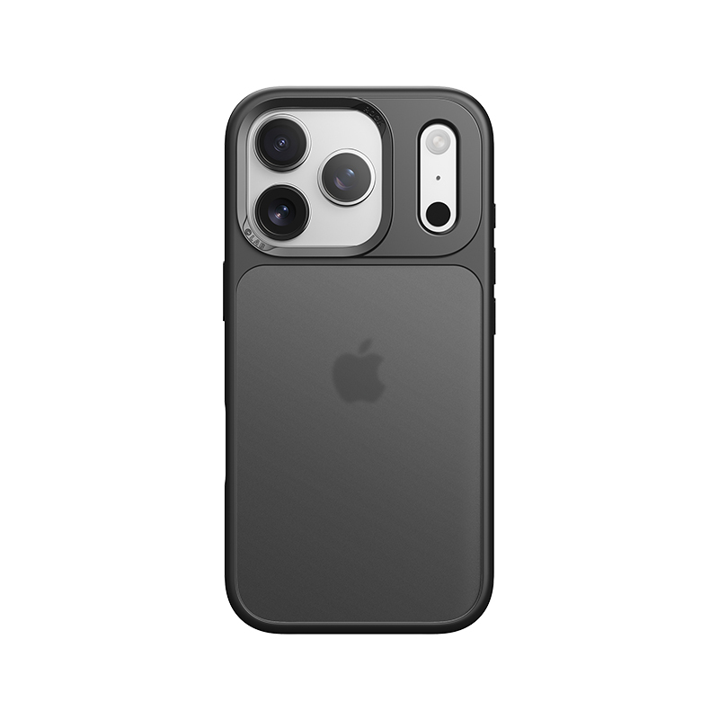 Rock Guard Touch Lens Protection Series Ümbris for Iphone 17 Pro läbipaistev-must