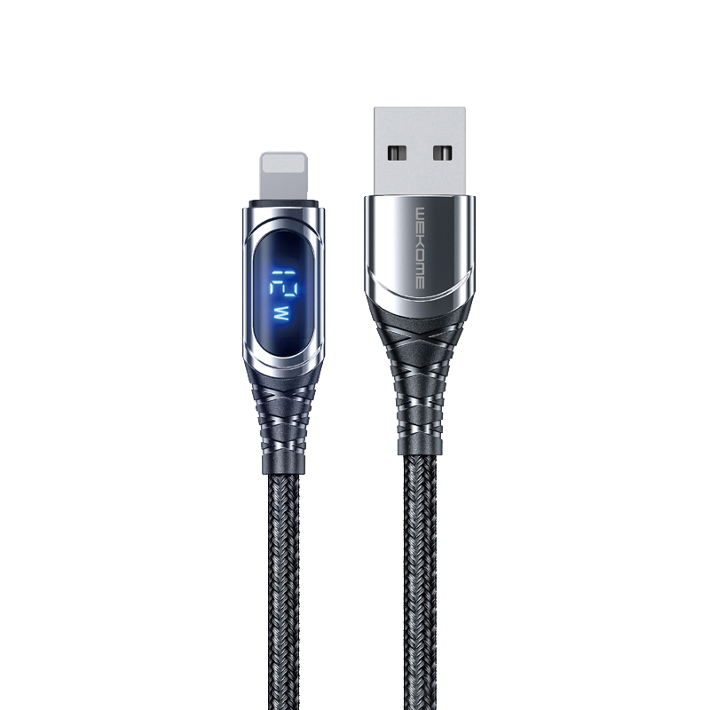 WEKOME WDC-166 Sakin Series - USB-A to Lightning 6A Fast Charging 1m Connecting kaabel (Tarnish)