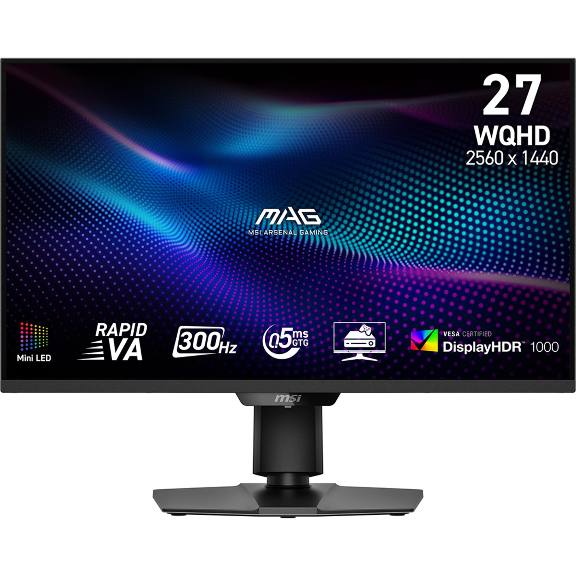 LCD monitor MSI MAG 274QPF X30MV 27" mängu raamita VA 2560x1440 300Hz 0.5ms must
