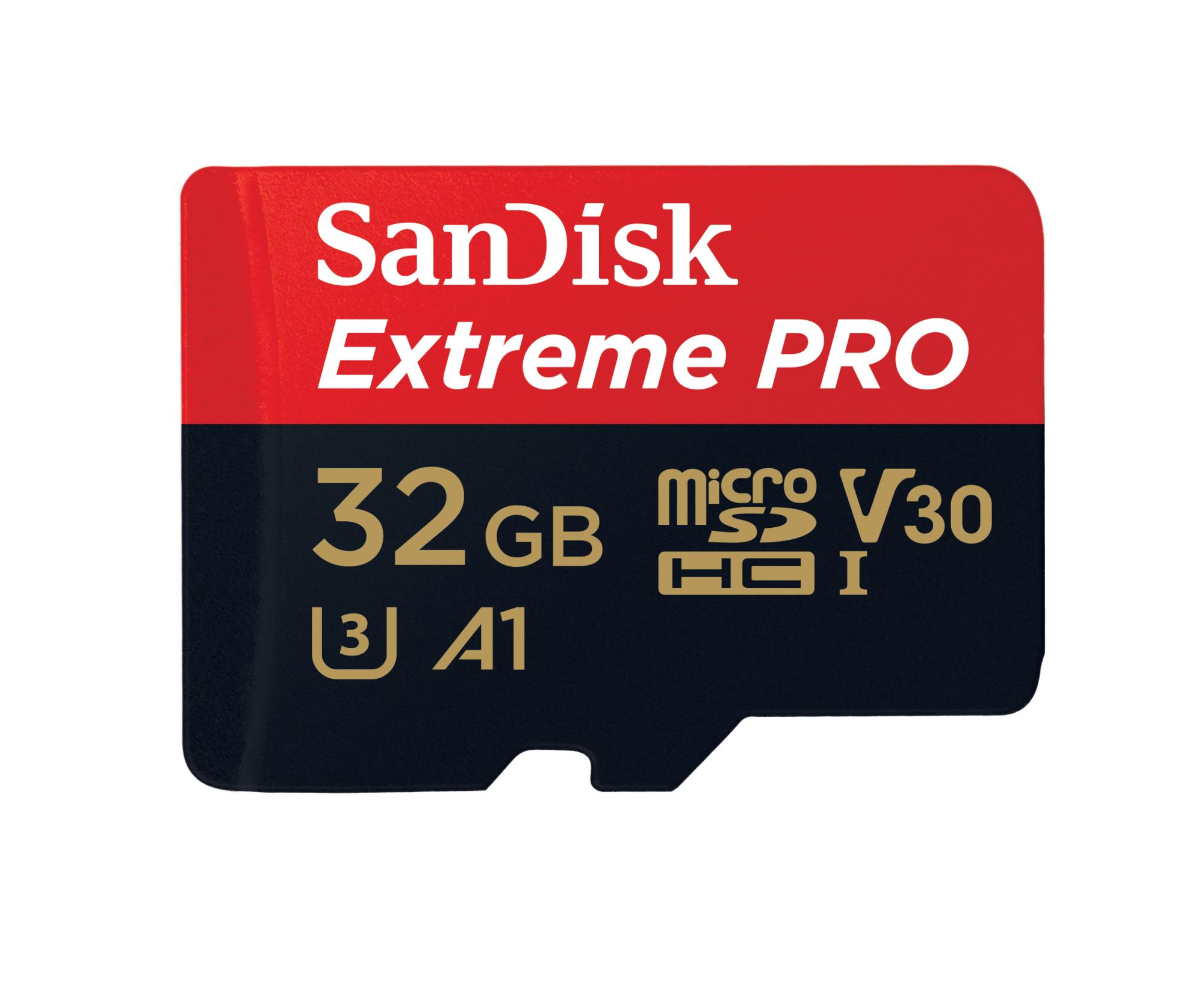 SanDisk Micro SDHC 32GB UHS-I mälukaart adapteriga