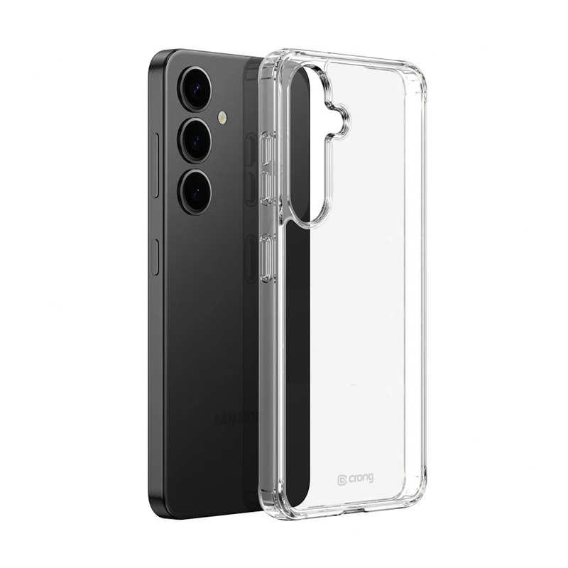 Crong Crystal Shield Cover ümbris seadmele Samsung Galaxy S25+, läbipaistev