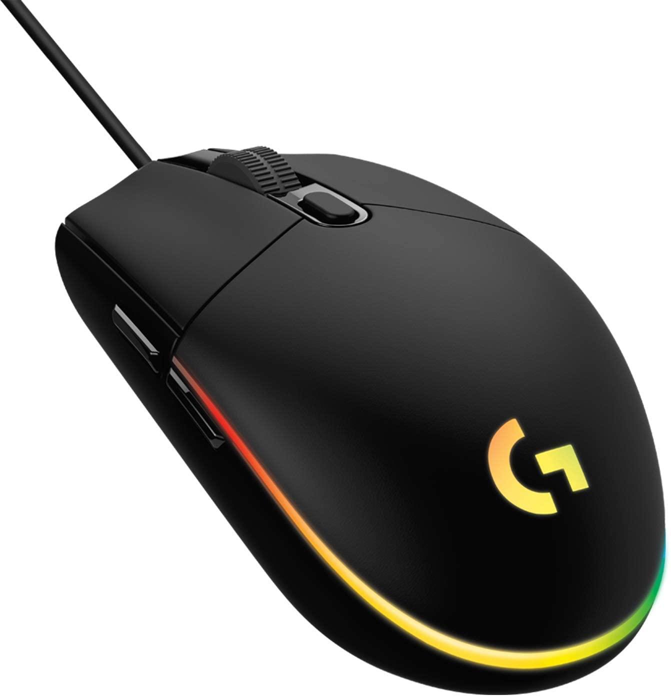 Logitech G203 optiline hiir, must